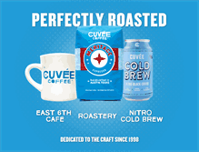 Tablet Screenshot of cuveecoffee.com